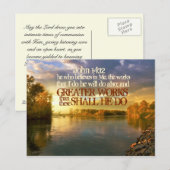 Grotere werken zal Hij doen, Johannes 14:12 Briefkaart (Voorkant / Achterkant)