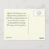 Grotere werken zal Hij doen, Johannes 14:12 Briefkaart (Achterkant)