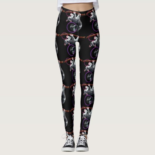 grotere zweefvliegtuig op een tak leggings (Voorkant)