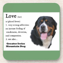 Grotere Zwitserse bergen Dog Love is...