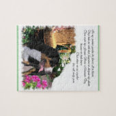 Grotere Zwitserse bergen — Dog Summer Garden Legpuzzel (Horizontaal)