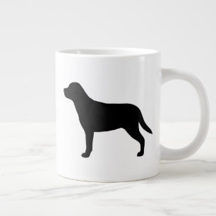Grotere Zwitserse bergen Dog Swissy Silhouettes Grote Koffiekop