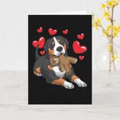 Grotere Zwitserse berghond Kaart (Gele Bloem)