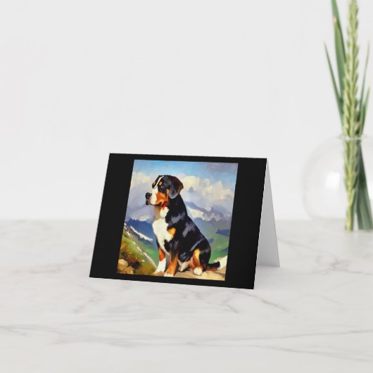 Grotere Zwitserse berghond Kaart (Voorkant)