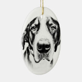 Grotere Zwitserse berghond Keramisch Ornament (Rechts)