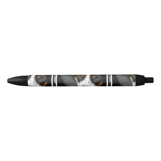 Grotere Zwitserse berghond Zwarte Inkt Pen (Voorkant)