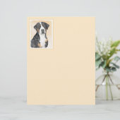 Grotere Zwitserse berghondschilderkunst - Oorspron (Staand voorkant)