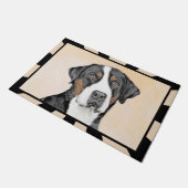 Grotere Zwitserse berghondschilderkunst - Oorspron Deurmat (Schuin)