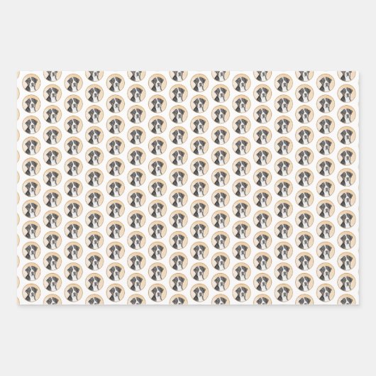 Grotere Zwitserse berghondschilderkunst - Oorspron Inpakpapier Vel (Voorkant 2)