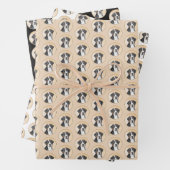 Grotere Zwitserse berghondschilderkunst - Oorspron Inpakpapier Vel (In situ)