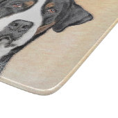 Grotere Zwitserse berghondschilderkunst - Oorspron Snijplank (Hoek)