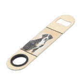 Grotere Zwitserse berghondschilderkunst - Oorspron Speed Flessenopener (Voorkant Gekanteld)