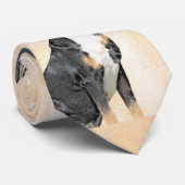 Grotere Zwitserse berghondschilderkunst - Oorspron Stropdas (Opgerold)