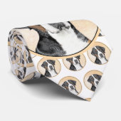 Grotere Zwitserse berghondschilderkunst - Oorspron Stropdas (Opgerold)