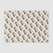 Grotere Zwitserse berghondschilderkunst - Oorspron Tissuepapier (Voorkant)