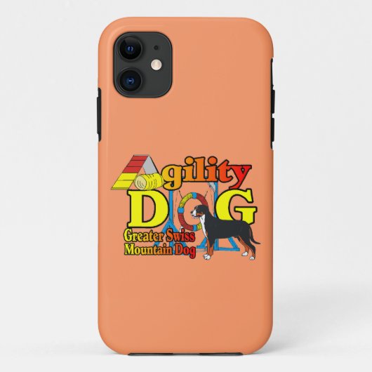Grotere Zwitserse Mtn Dog Agility Case-Mate iPhone Case (Achterkant)