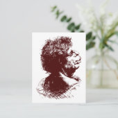 grotesk man briefkaart (Staand voorkant)