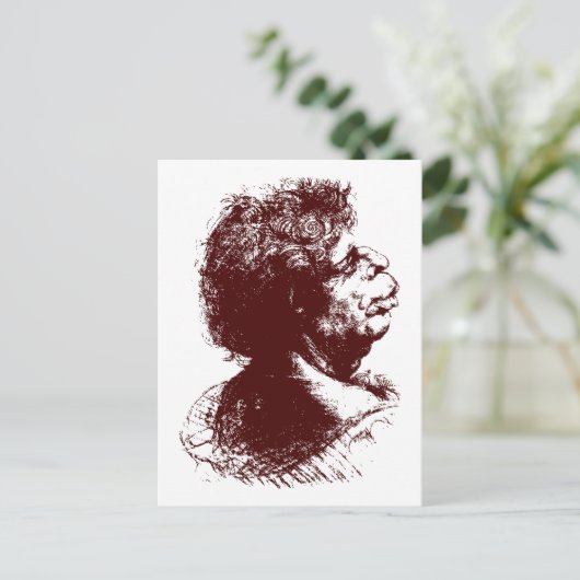 grotesk man briefkaart (Staand voorkant)