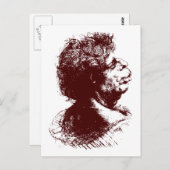 grotesk man briefkaart (Voorkant / Achterkant)