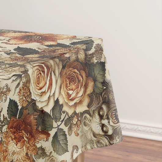 Groteske elegantie - Gotisch groot patroon Tafelkleed (Voorbeeld)