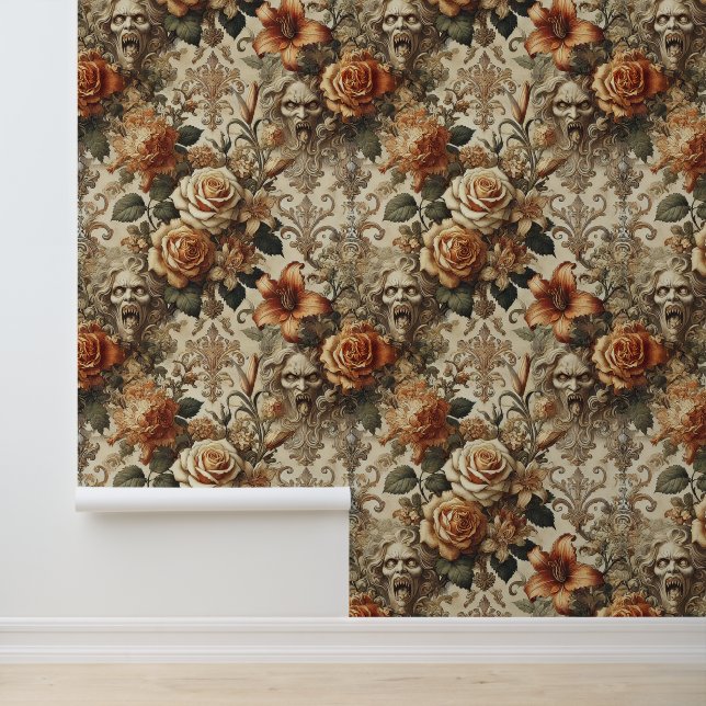 Groteske elegantie - Gotisch Victoriaans Behang (Applicatie)