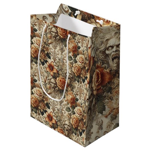 Groteske elegantie - Gotisch Victoriaans Medium Cadeauzakje (Voorkant Gekanteld)