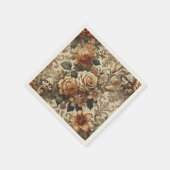 Groteske elegantie - Gotisch Victoriaans Servet (Hoek)