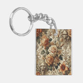 Groteske Elegantie – Gotisch Victoriaans Sleutelhanger (Voorkant Links)