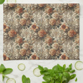 Groteske elegantie - Gotisch Victoriaans Theedoek (Gevouwen)