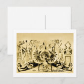 Groteske Gyrations by Gifted Eccentriques 1900 Briefkaart (Voorkant / Achterkant)