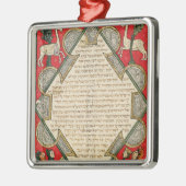 Groteske, illustratie van de metalen ornament (Links)