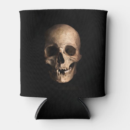 Groteske schedel met open kop blikjeskoeler (Voorkant)