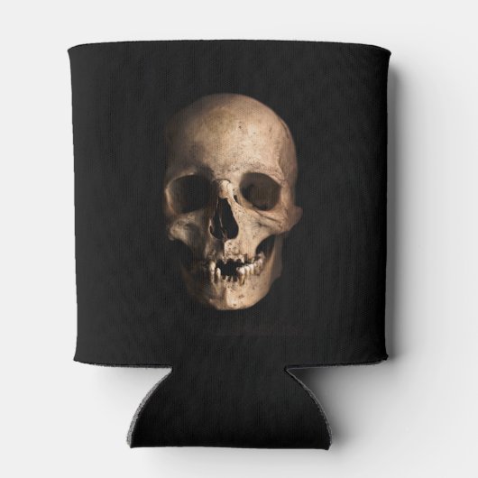 Groteske schedel met open kop blikjeskoeler (Achterkant)