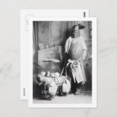 Grotesque Bizarre Scary Halloween Mask  Briefkaart (Voorkant / Achterkant)