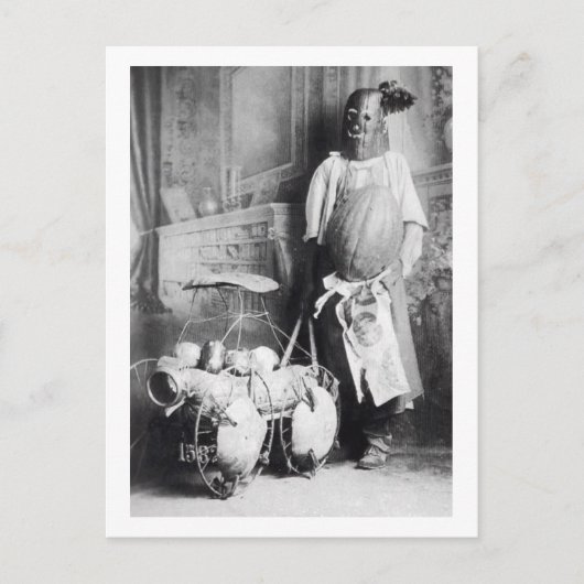 Grotesque Bizarre Scary Halloween Mask  Briefkaart (Voorkant)