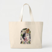 Grotesque Head en Sword Grote Tote Bag (Voorkant)