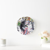 Grotesque Head en Sword Ronde Klok (Huis)