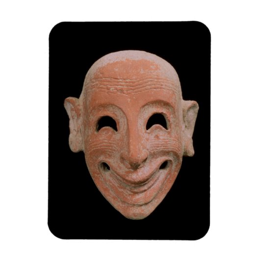 Grotesque mask uit Motya, 6e eeuw voor Christus (t Magneet (Verticaal)