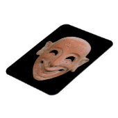 Grotesque mask uit Motya, 6e eeuw voor Christus (t Magneet (Linkerzijde)