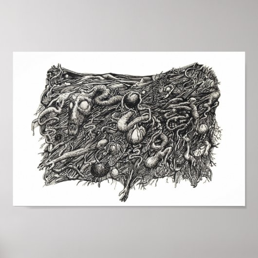 Grotesque Number 1, door Brian Benson, Poster (Voorkant)