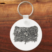 Grotesque Number 1, door Brian Benson Sleutelhanger (Voorkant)