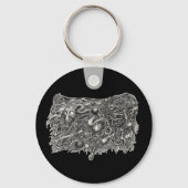 Grotesque Number 1, door Brian Benson Sleutelhanger (Achterkant)