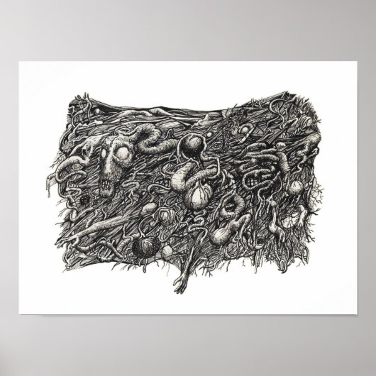 Grotesque Nummer 1, door Brian Benson, Poster (Voorkant)