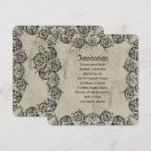 Grotesque Ornament Heart Kaart (Voorkant / Achterkant)