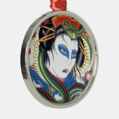 Grotesque & Snake Metalen Ornament (Rechts)