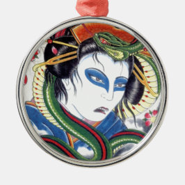 Grotesque & Snake Metalen Ornament