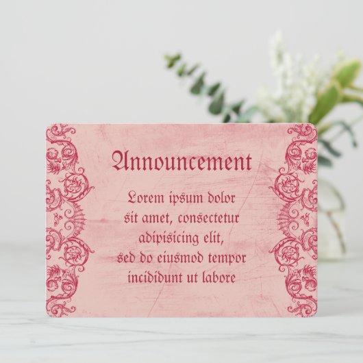 Grotesquerie Valentijn Feestdagenkaart (Staand voorkant)