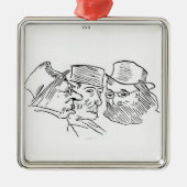 Grotesques Metalen Ornament (Voorkant)