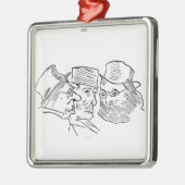 Grotesques Metalen Ornament (Links)