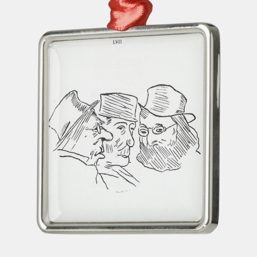 Grotesques Metalen Ornament (Links)